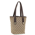 GUCCI GG Canvas Tote Bag Beige 153361  49790