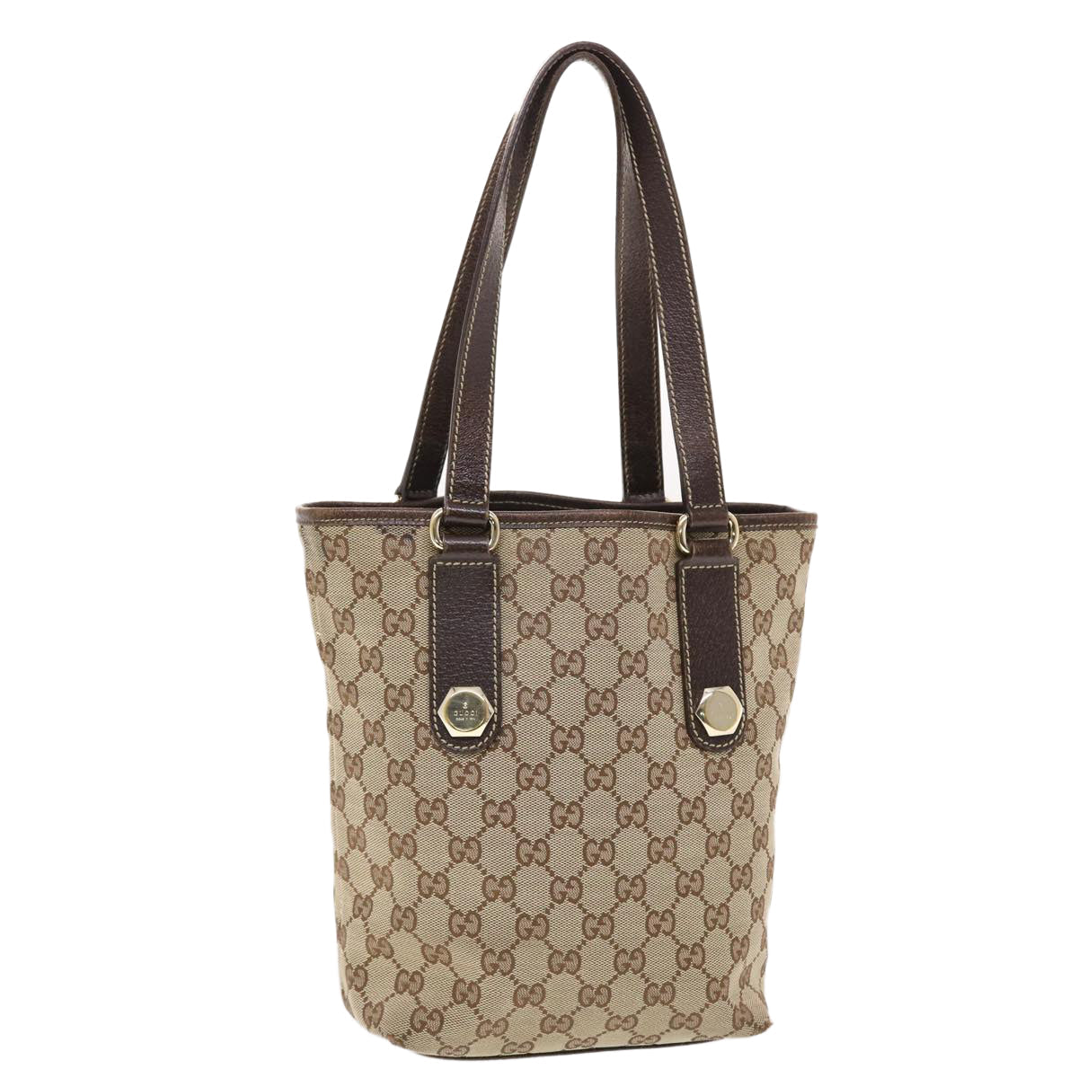 GUCCI GG Canvas Tote Bag Beige 153361  49790