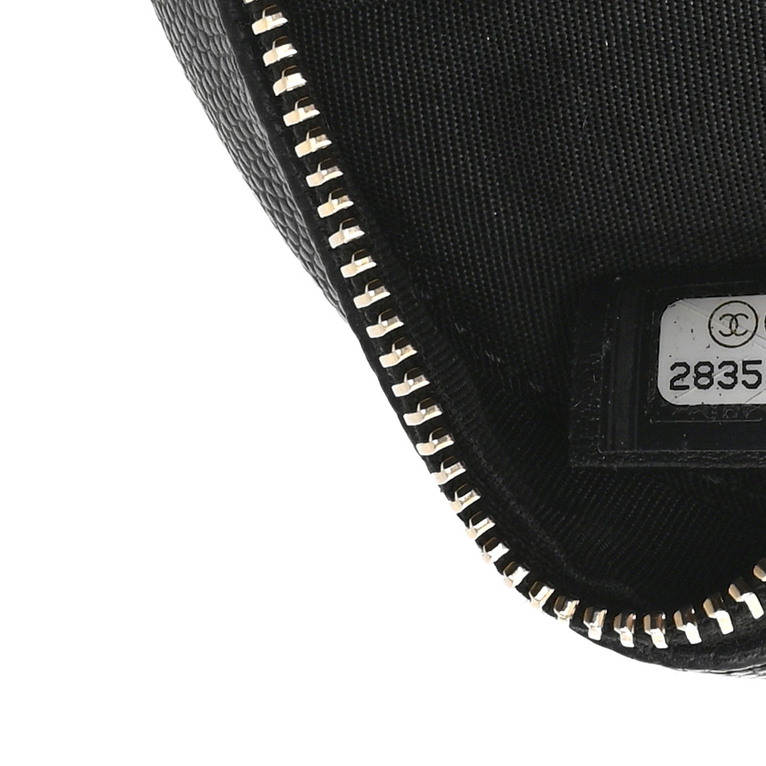 Chanel Caviar Quilted Round Filigree Crossbody Black