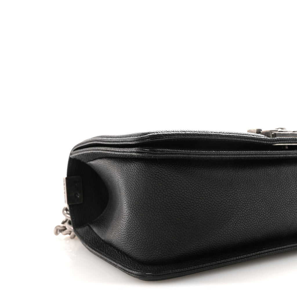 Chanel Caviar Quilted Medium Boy Flap Black