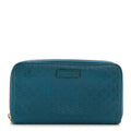 Gucci Microguccissima Zip Around Wallet Deep Cobalt