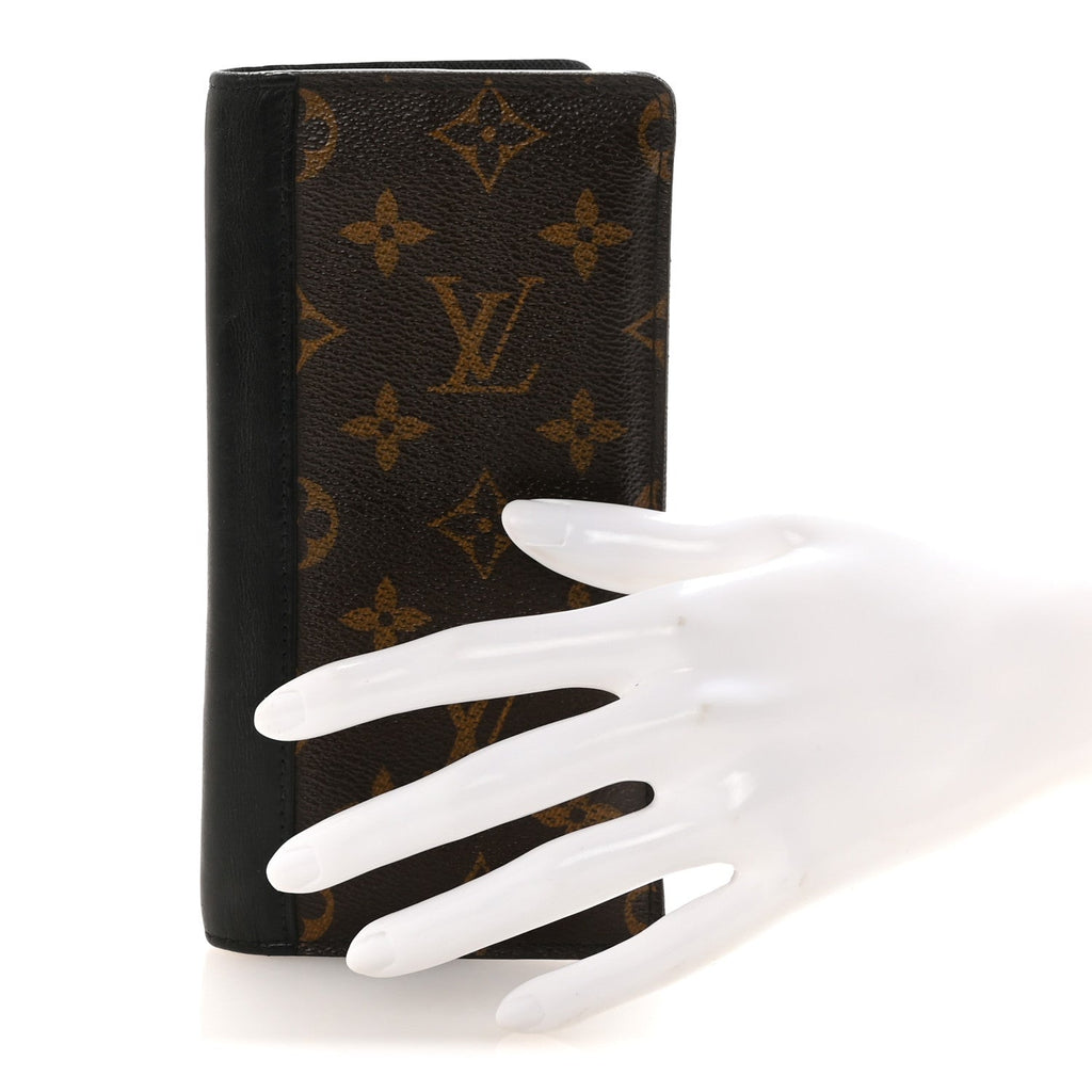 Louis Vuitton Monogram Macassar Brazza Wallet