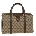 GUCCI GG Canvas Web Sherry Line Hand Bag Beige Red Green 40.02.007  49929