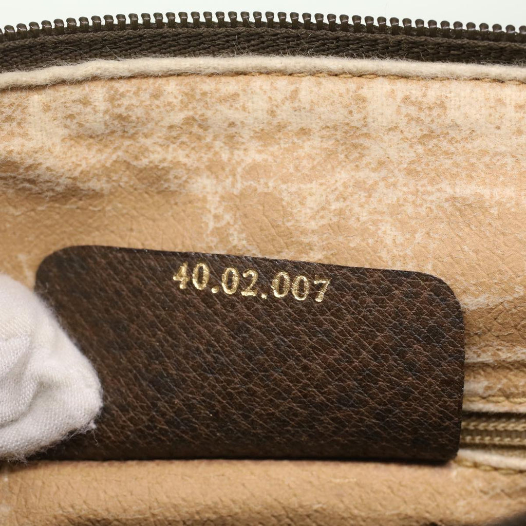 GUCCI GG Canvas Web Sherry Line Hand Bag Beige Red Green 40.02.007  49929