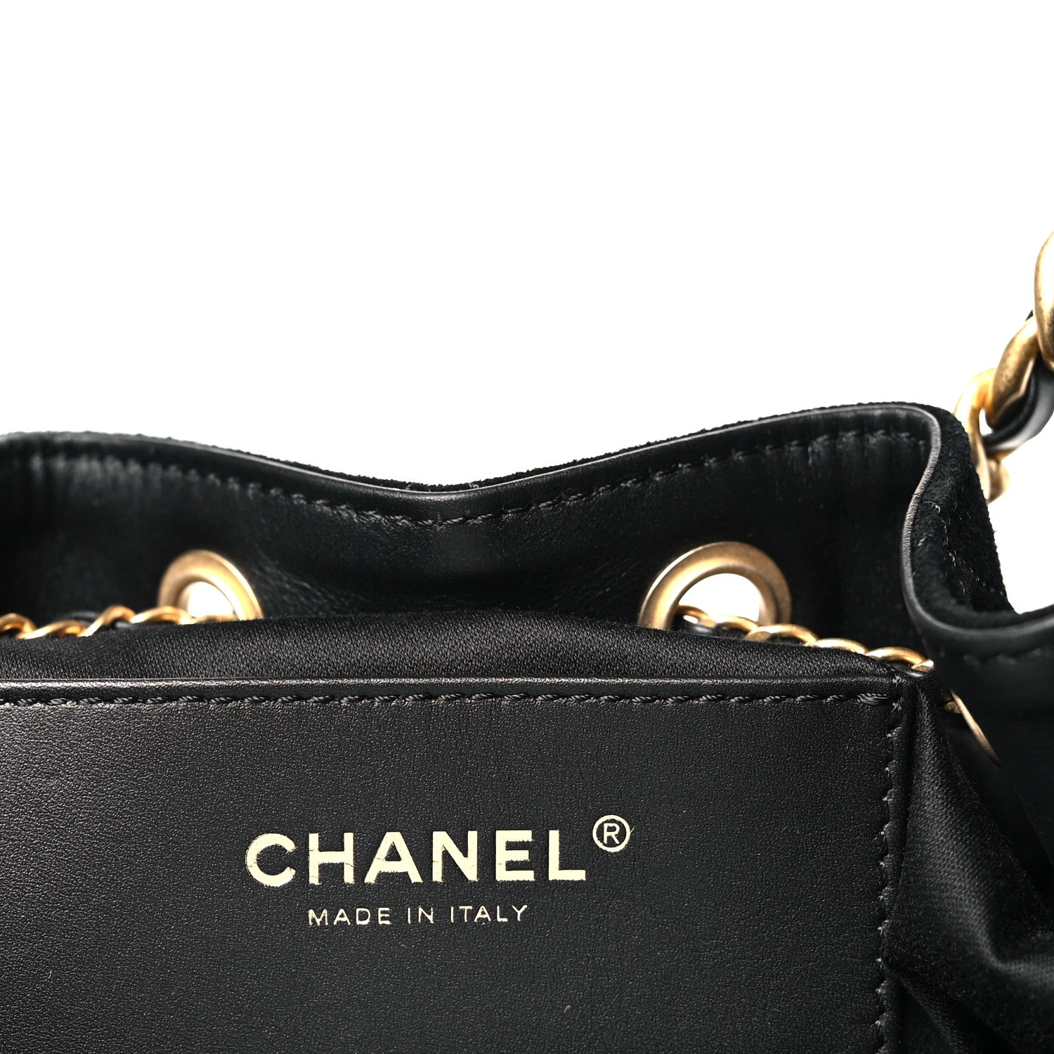 Chanel Suede Quilted Small Chanel 25 Handbag Black