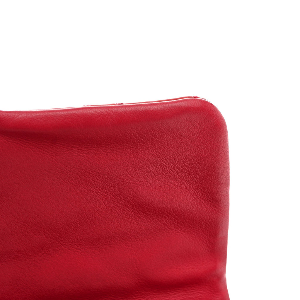 Christian Dior Patent Cannage New Lock Pouch Red