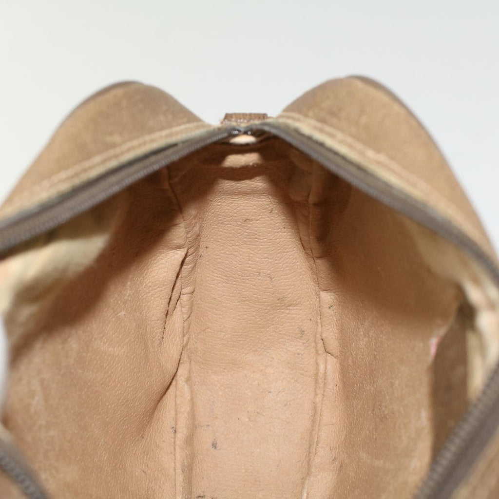 GUCCI GG Canvas Web Sherry Line Clutch Bag Beige Red 8901034  49988