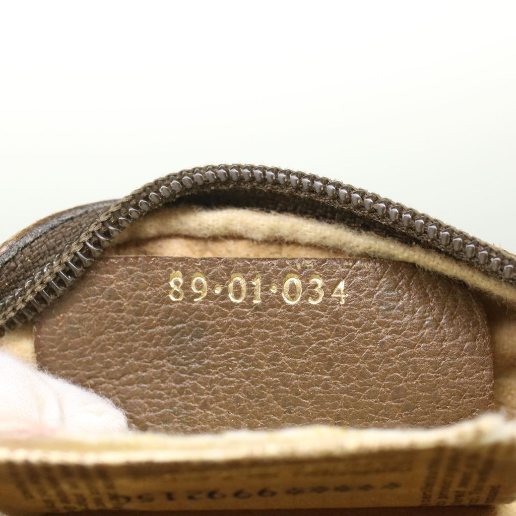GUCCI GG Canvas Web Sherry Line Clutch Bag Beige Red 8901034  49988