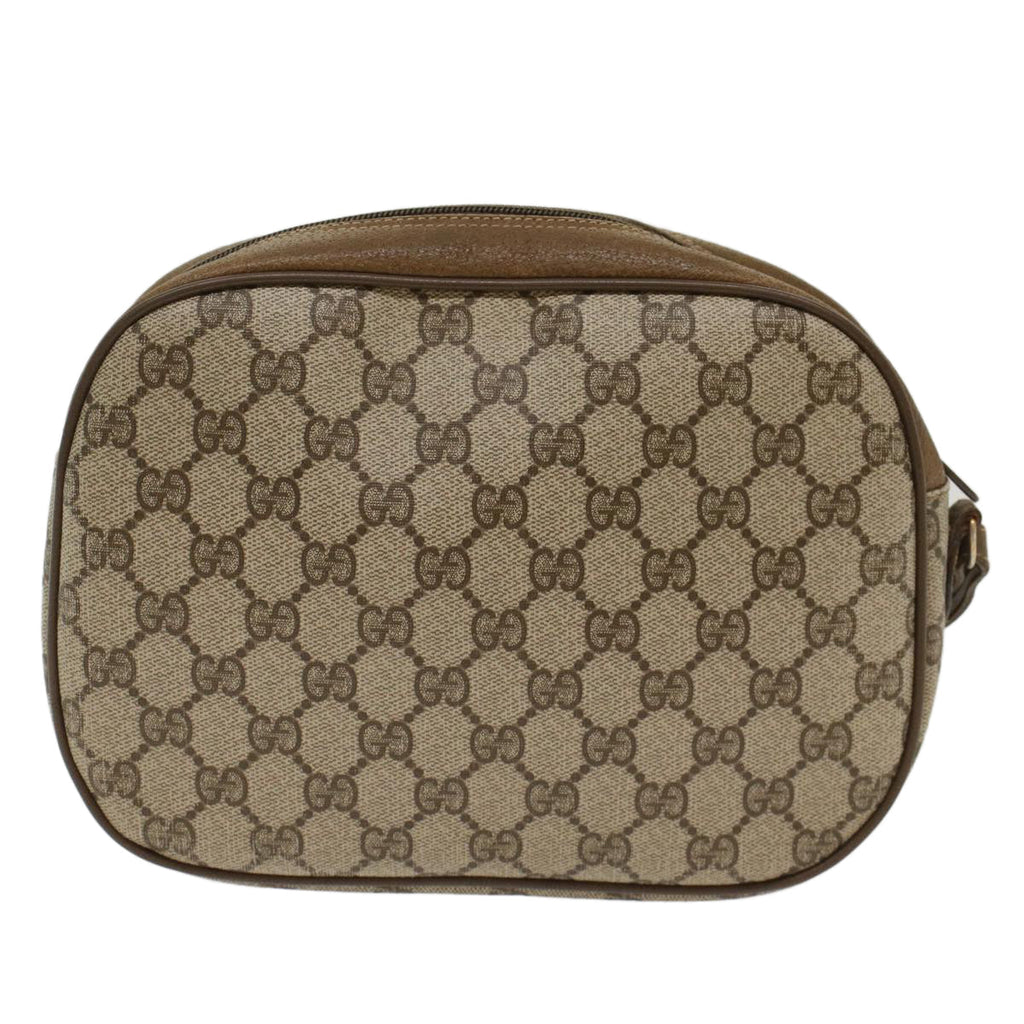 GUCCI GG Canvas Web Sherry Line Clutch Bag Beige Red 8901034  49988