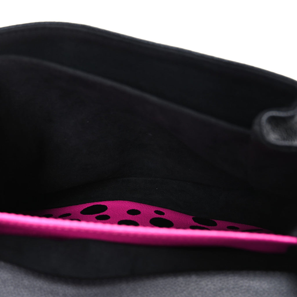 Louis Vuitton LV x YK Empreinte Monogram Giant Pochette Metis Black Fuchsia