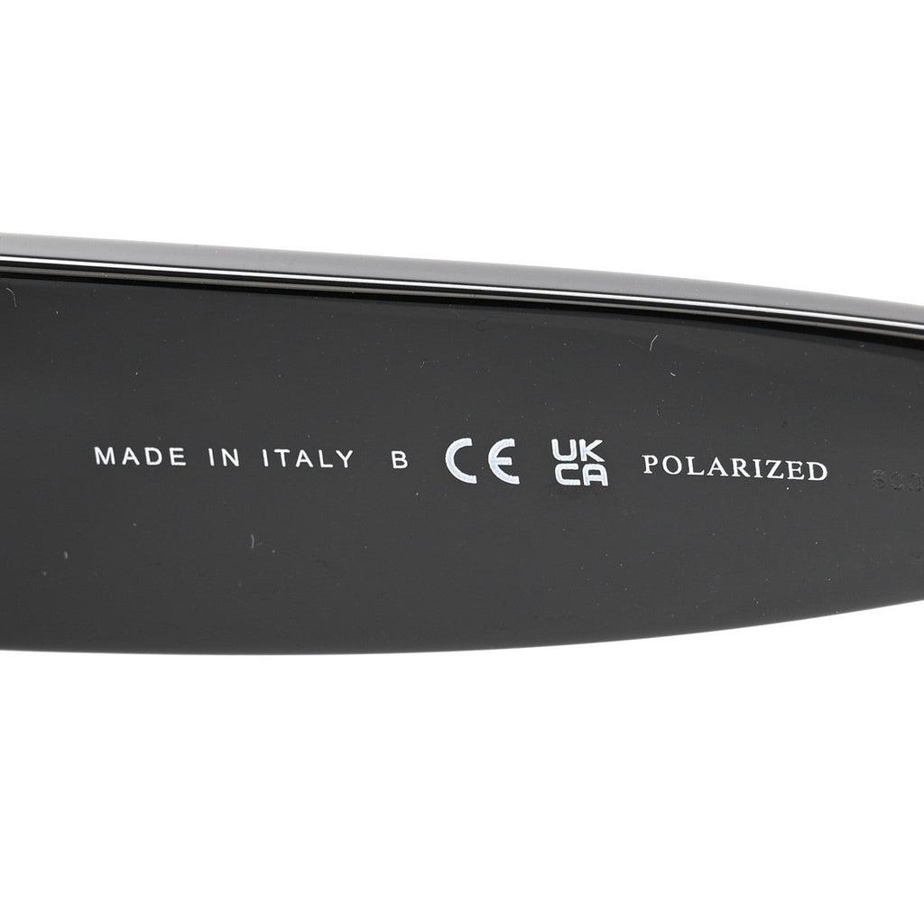 Acetate Polarized Square Sunglasses 5506 Black