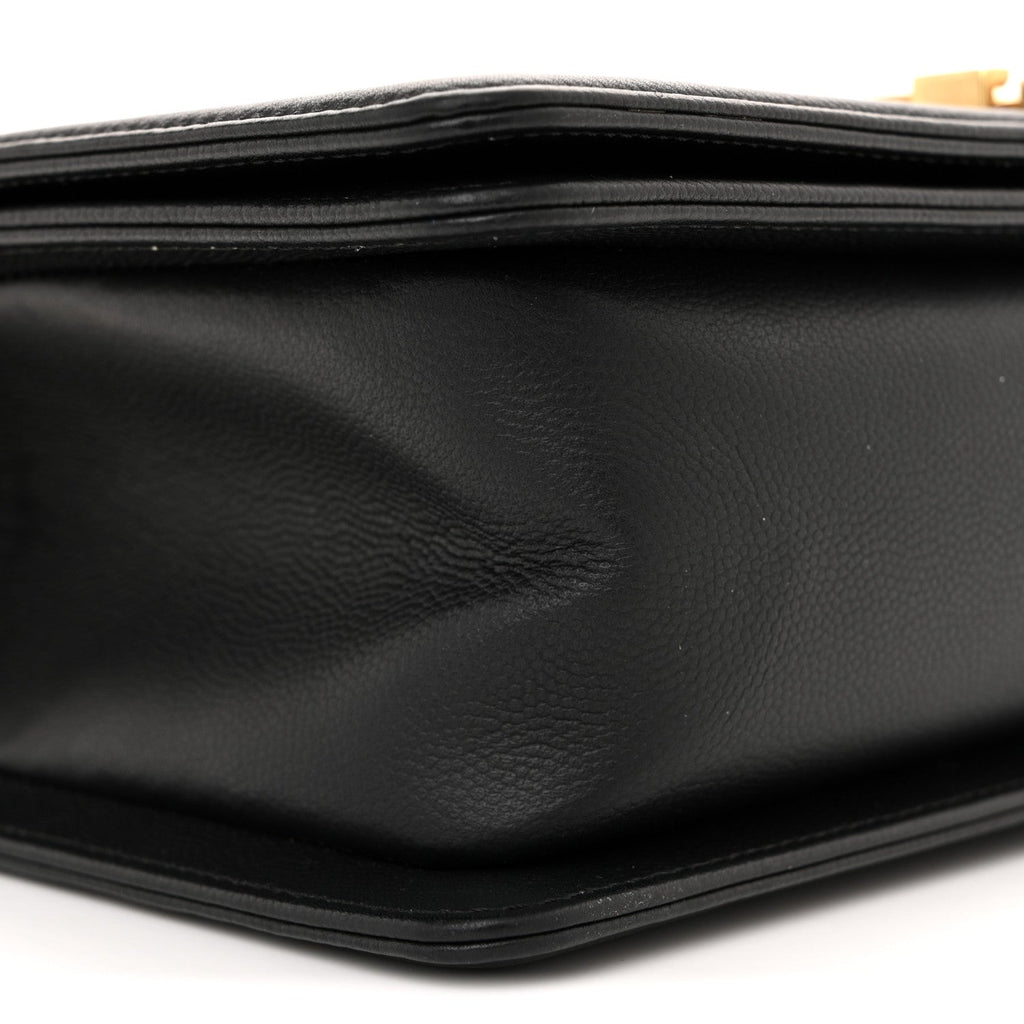 Chanel Caviar Quilted Medium Boy Flap Black