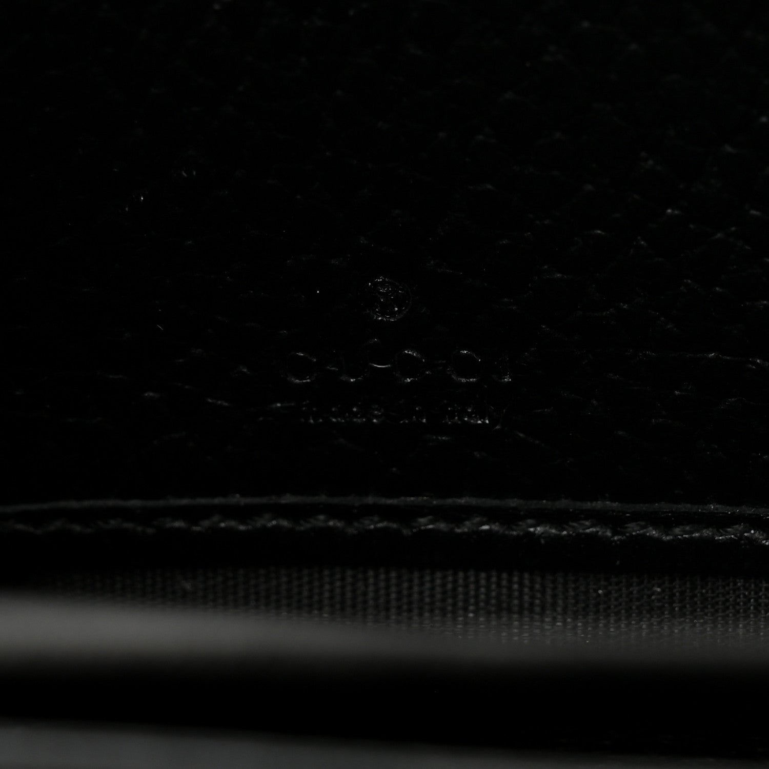 Gucci Dollar Calfskin GG Supreme Monogram GG Marmont Zip Around Wallet Black Beige Ebony