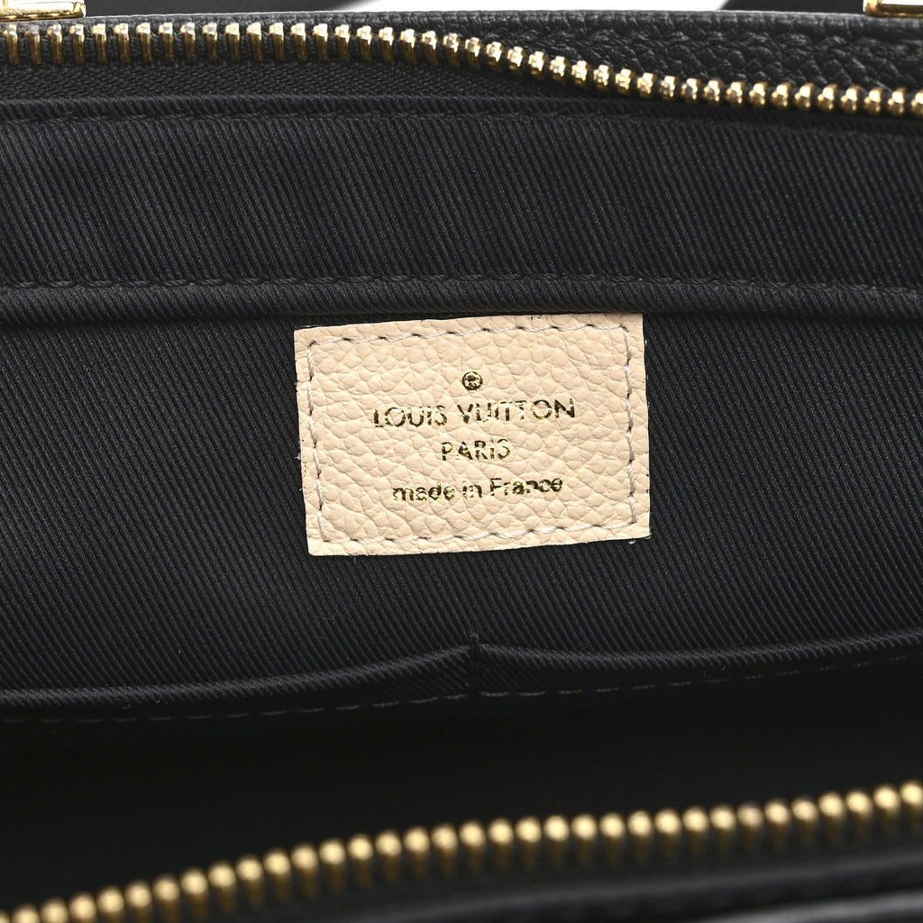 Louis Vuitton Empreinte Sully PM Black Creme