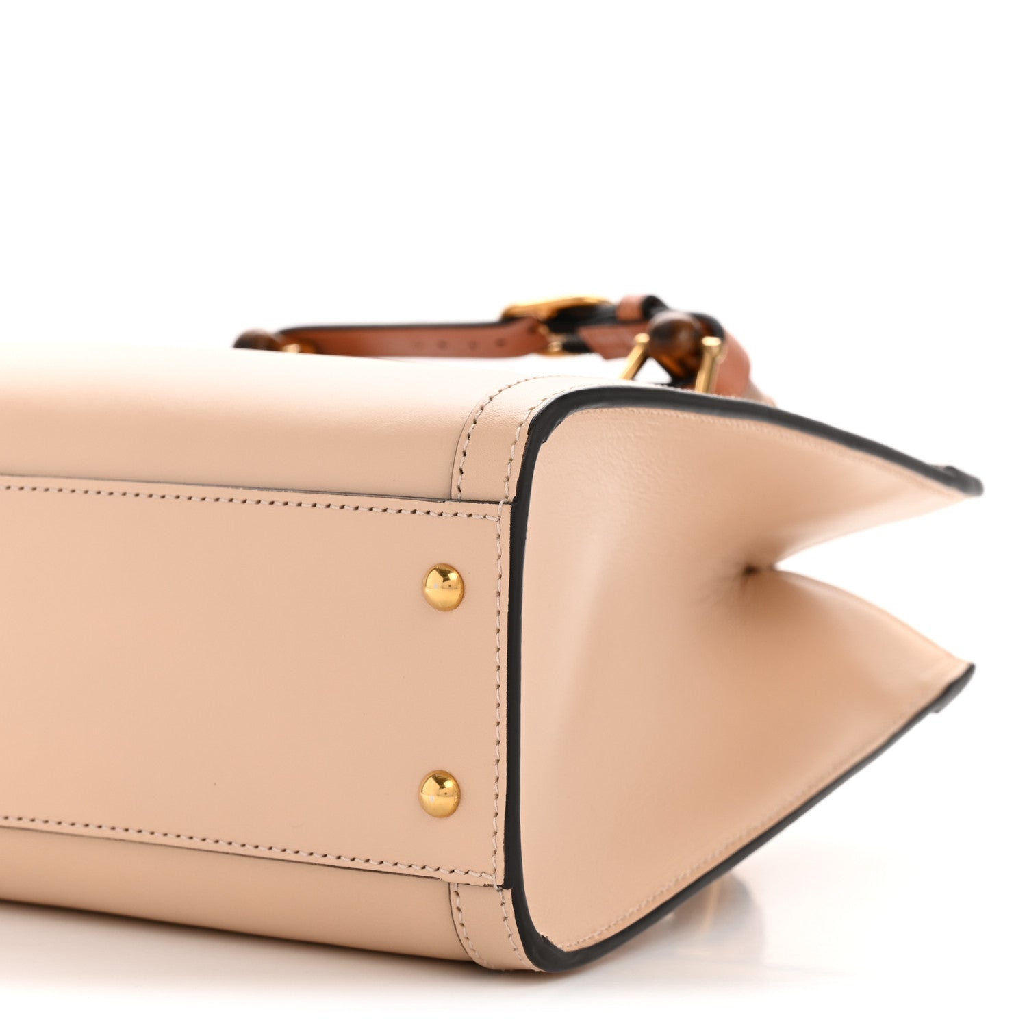 Gucci Calfskin Gucci Embossed Small Diana Tote Bag Pink