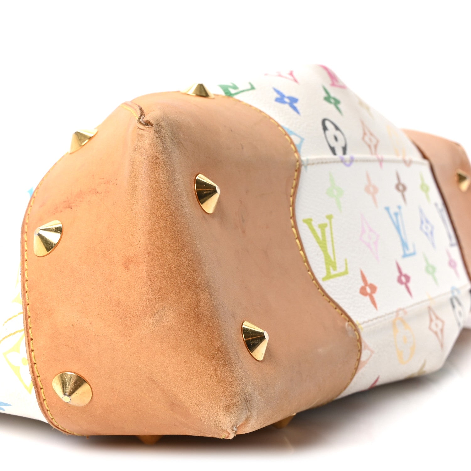 Louis Vuitton Monogram Multicolor Judy MM White