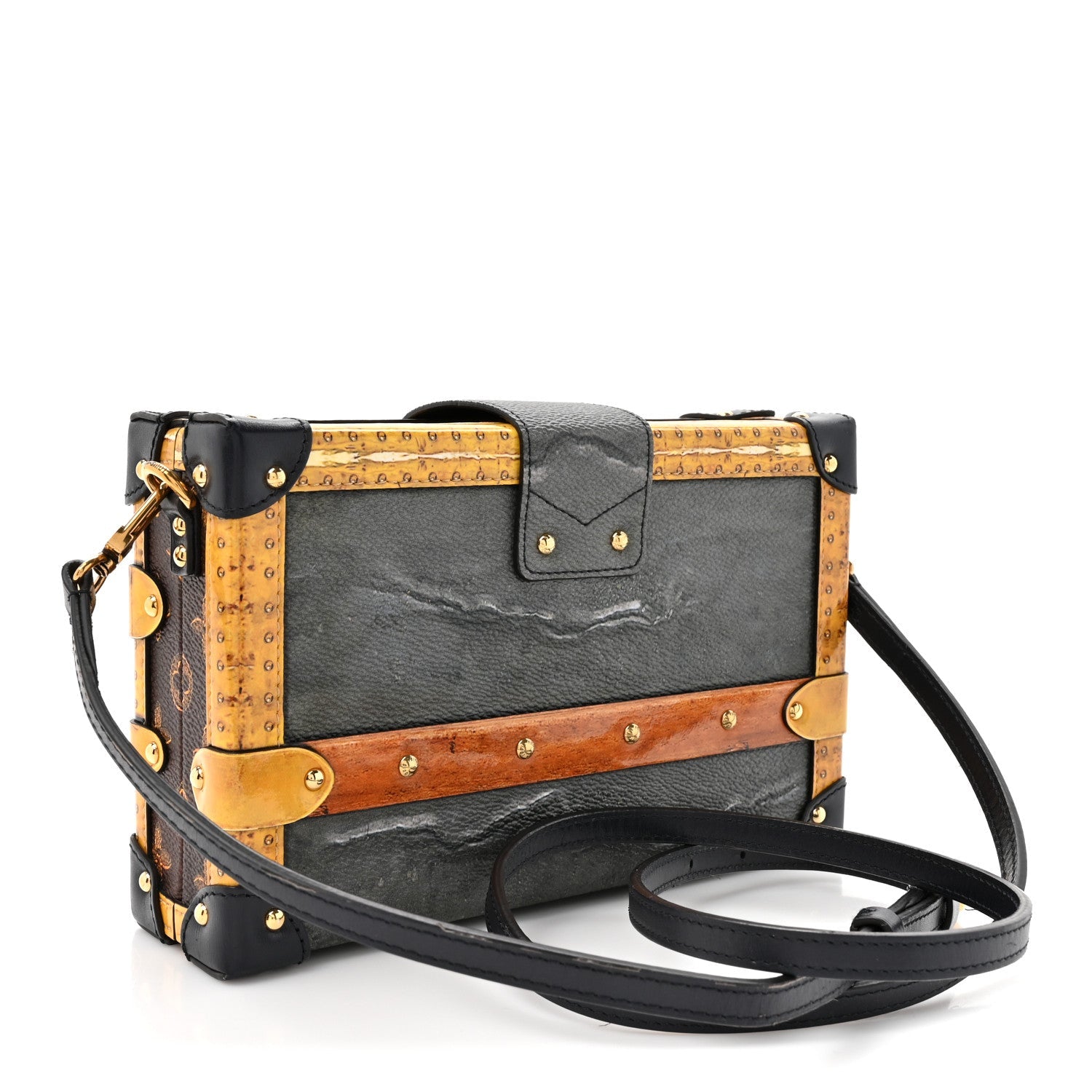 Louis Vuitton Calfskin Transformed Monogram Petite Malle