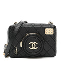 Chanel Lambskin Quilted Coco Click Bag Black