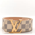 Louis Vuitton Damier Azur LV Initiales 80 32 Belt