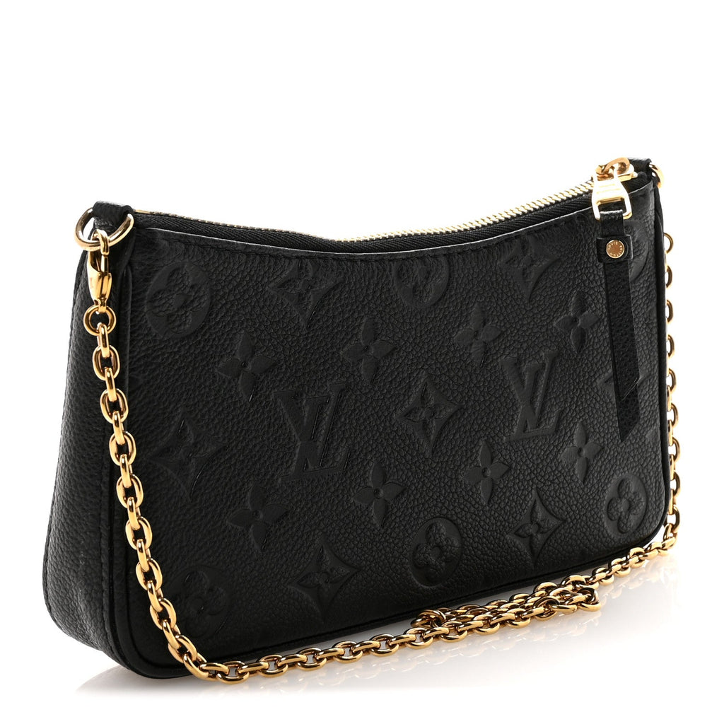 Louis Vuitton Empreinte Easy Pouch On Strap Black