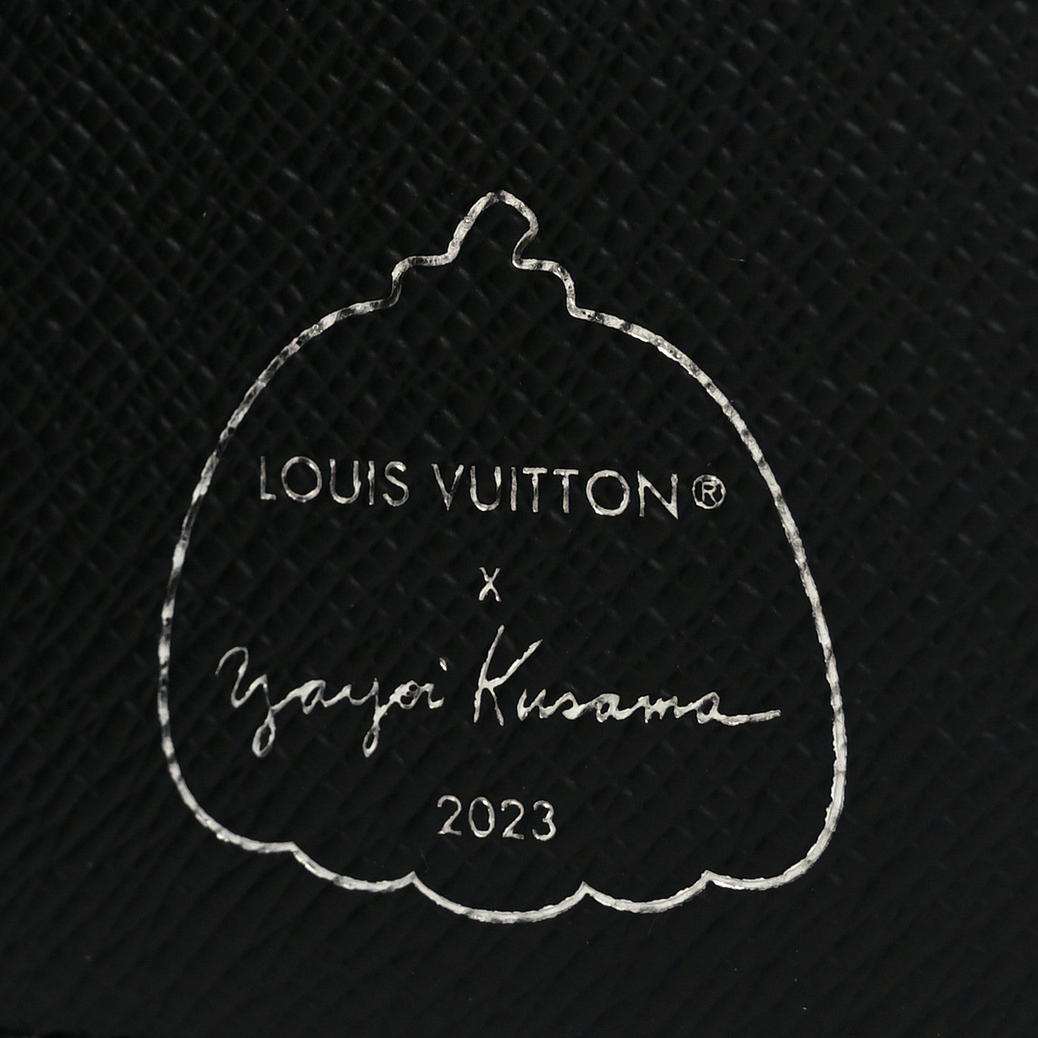Louis Vuitton LV X YK Monogram Eclipse Dots Pocket Organizer NM Black Silver