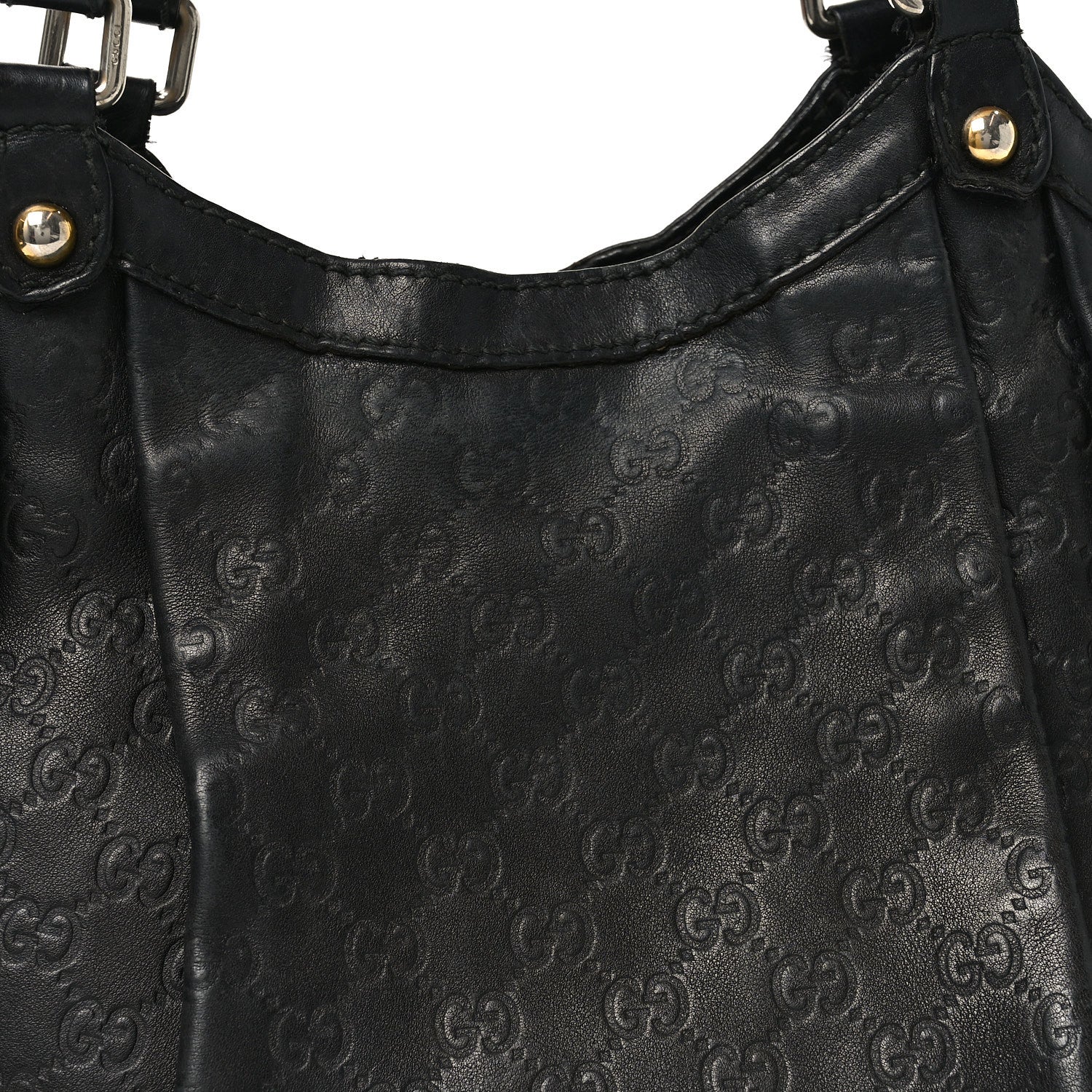 Gucci Guccissima Medium Sukey Tote Black