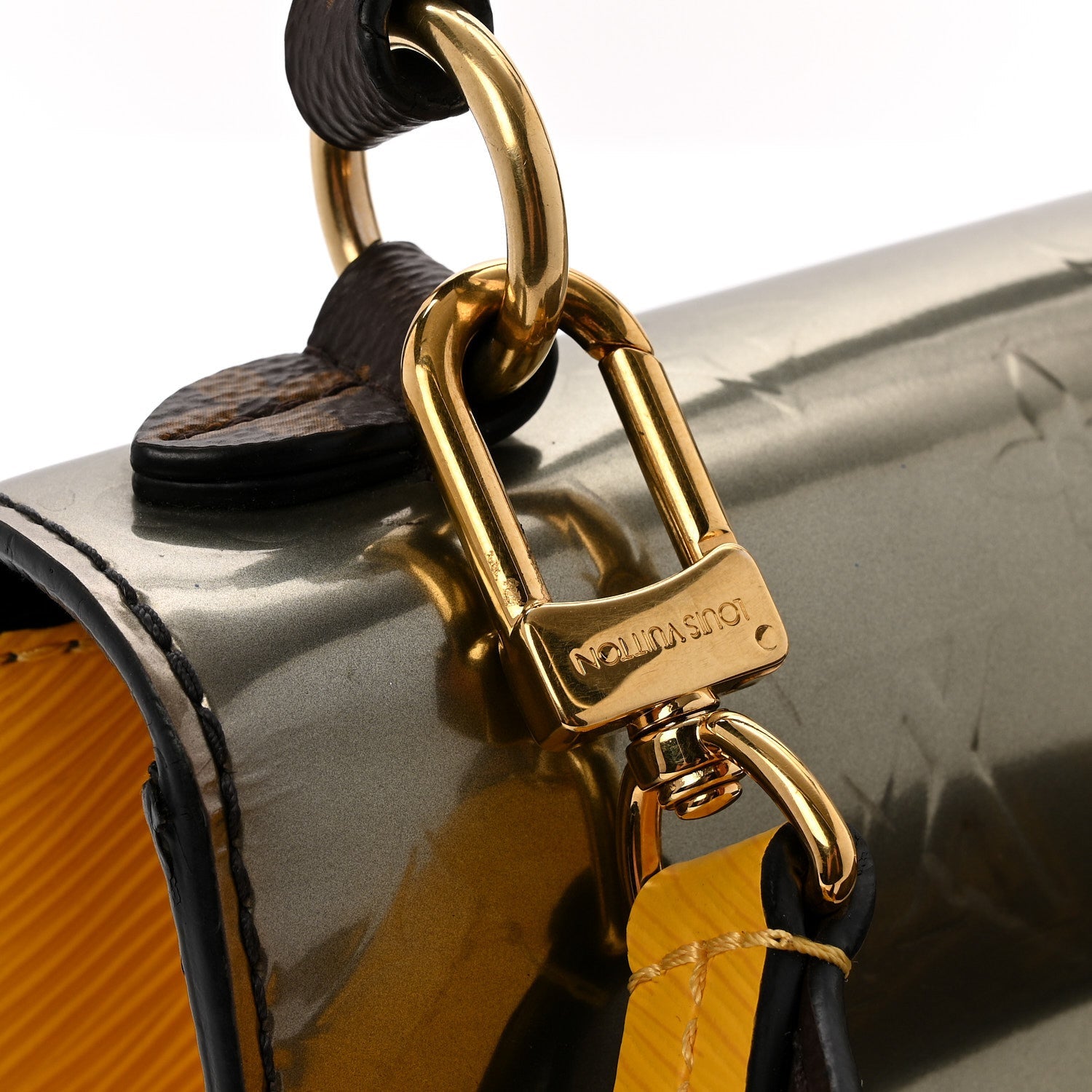 Louis Vuitton Vernis Epi Monogram Spring Street Bitume Metallise