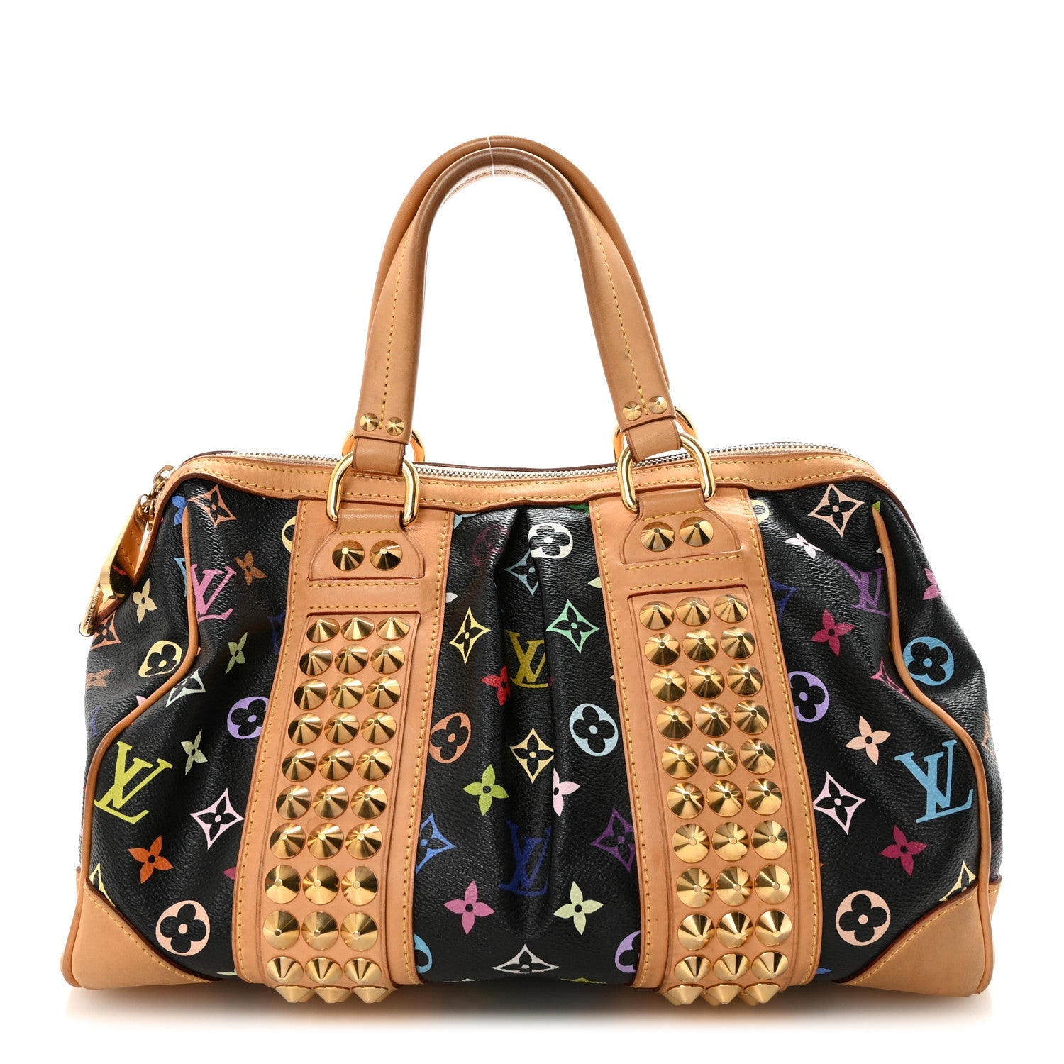 Louis Vuitton Monogram Multicolor Courtney MM Black