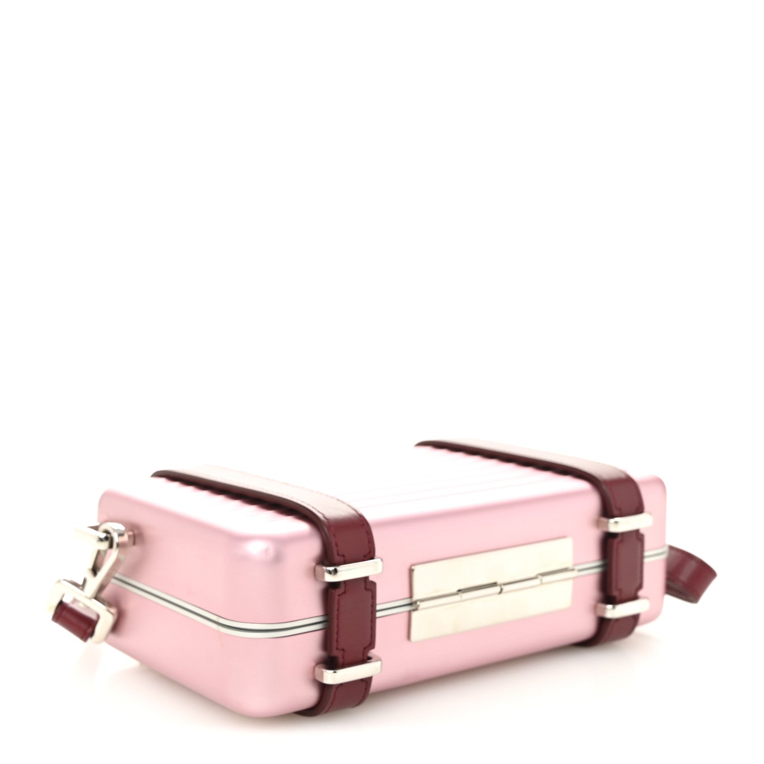 Christian Dior X RIMOWA Aluminum Personal Clutch On Strap Rose