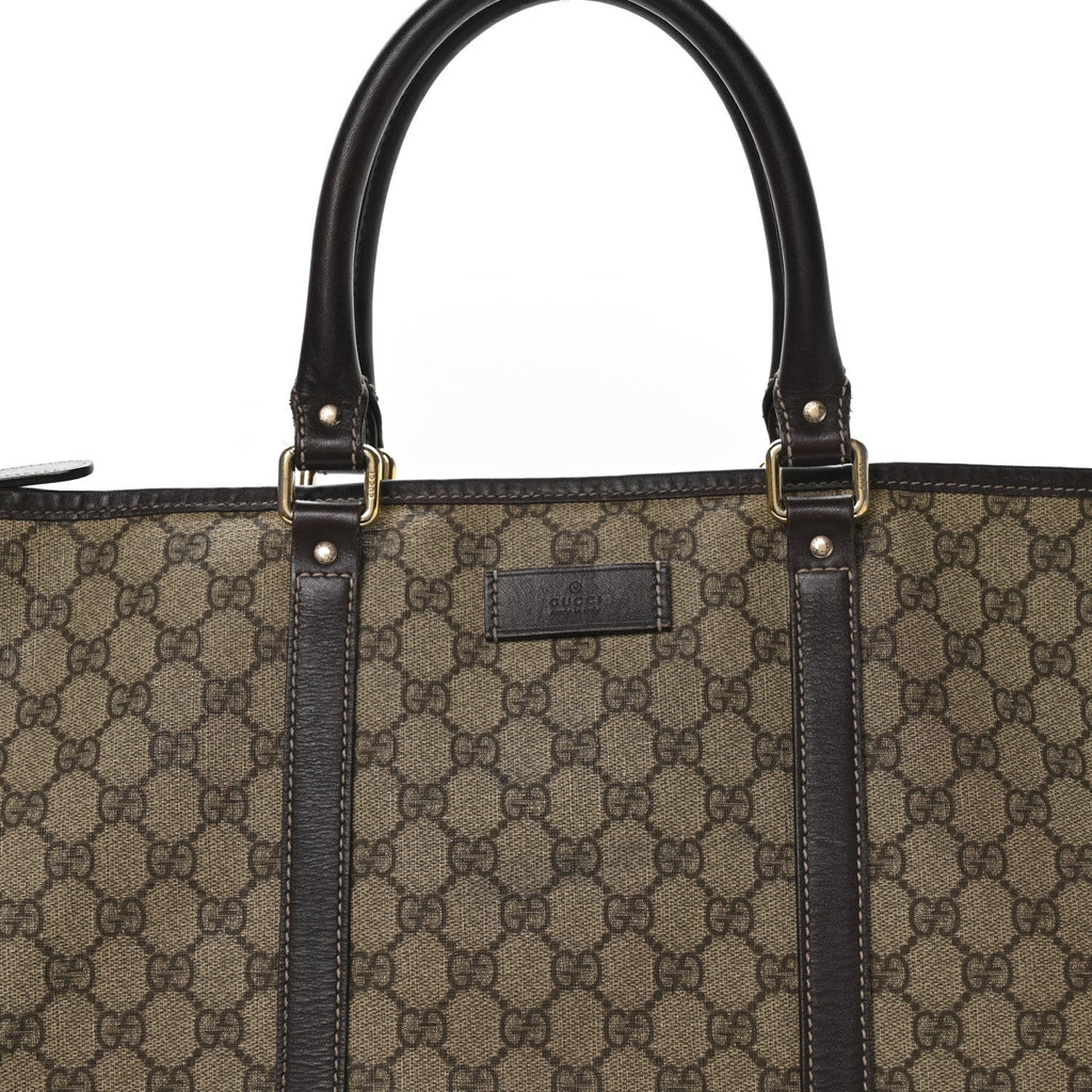 Gucci GG Plus Monogram Medium Joy Tote Dark Brown