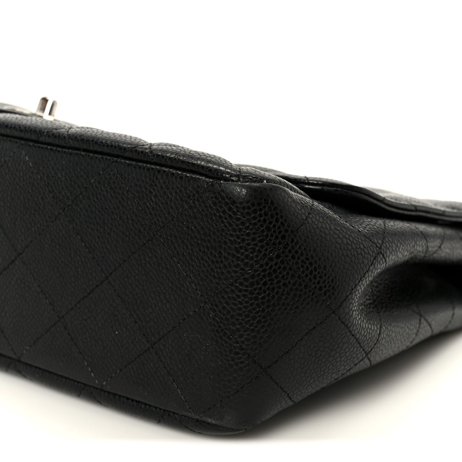 Chanel Caviar Quilted Jumbo Single Flap Black