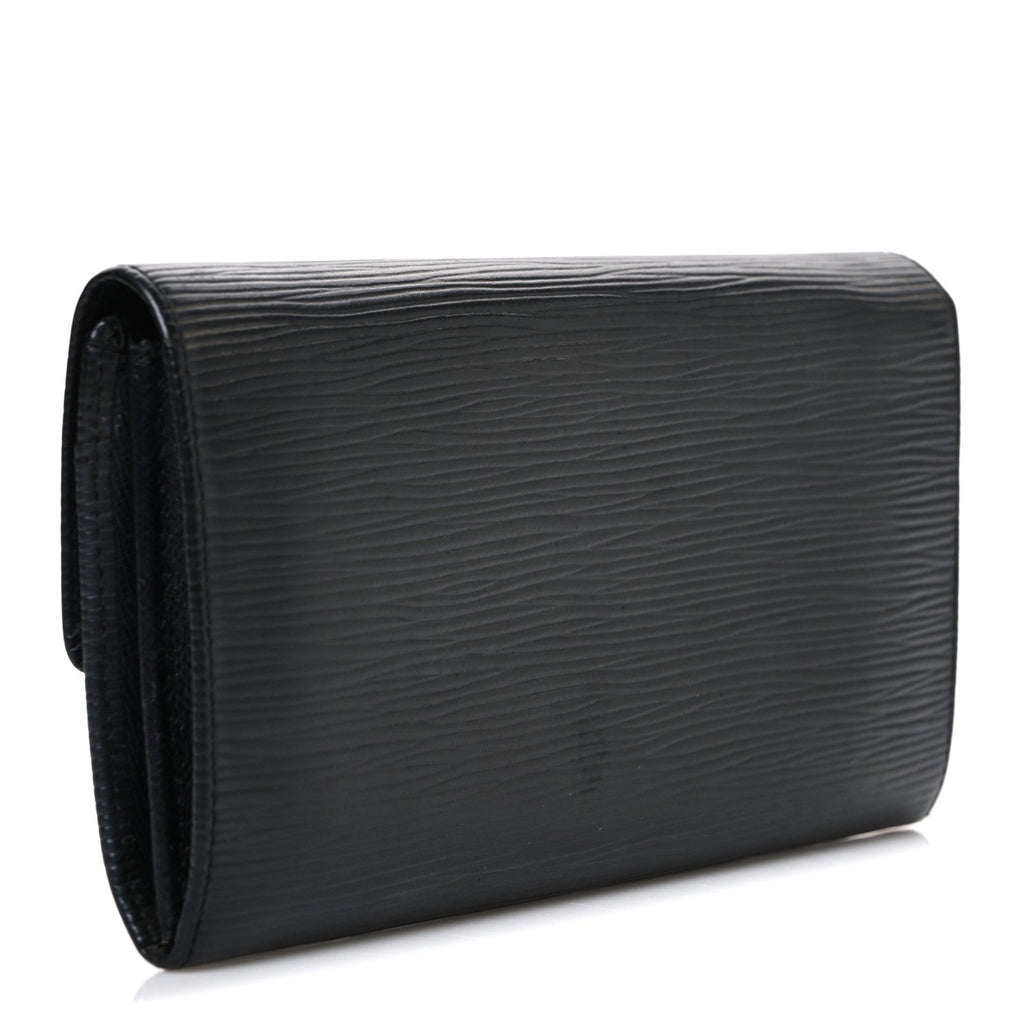 Louis Vuitton Epi Sarah Wallet Black