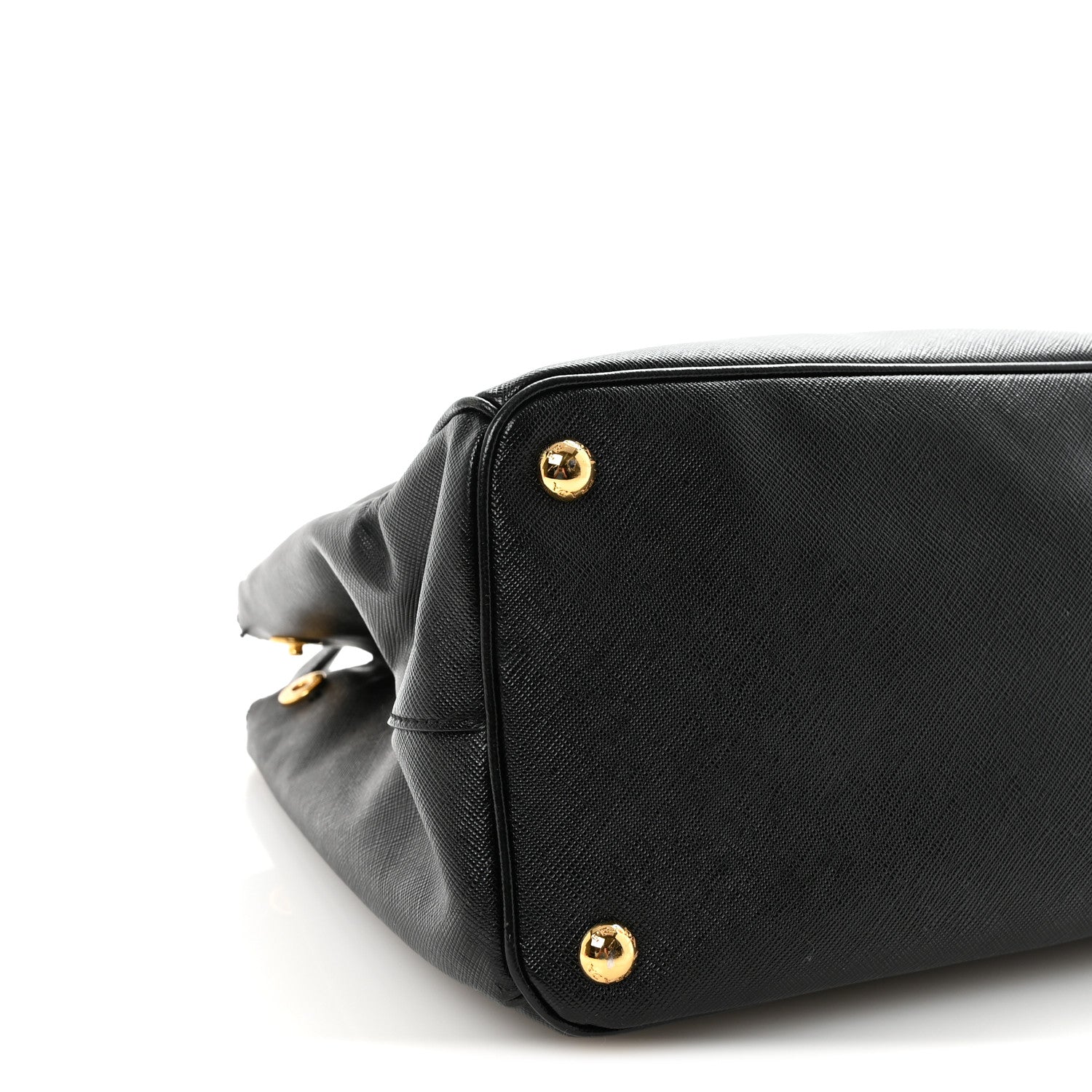 Prada Saffiano Medium Galleria Double Zip Tote Black