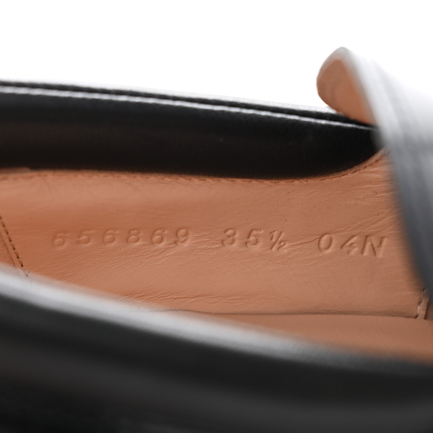 Gucci Magnum Calfskin Nappa Samoa Womens Horsebit Platform Chunky Lug Sole 40mm Loafers 35.5 Black