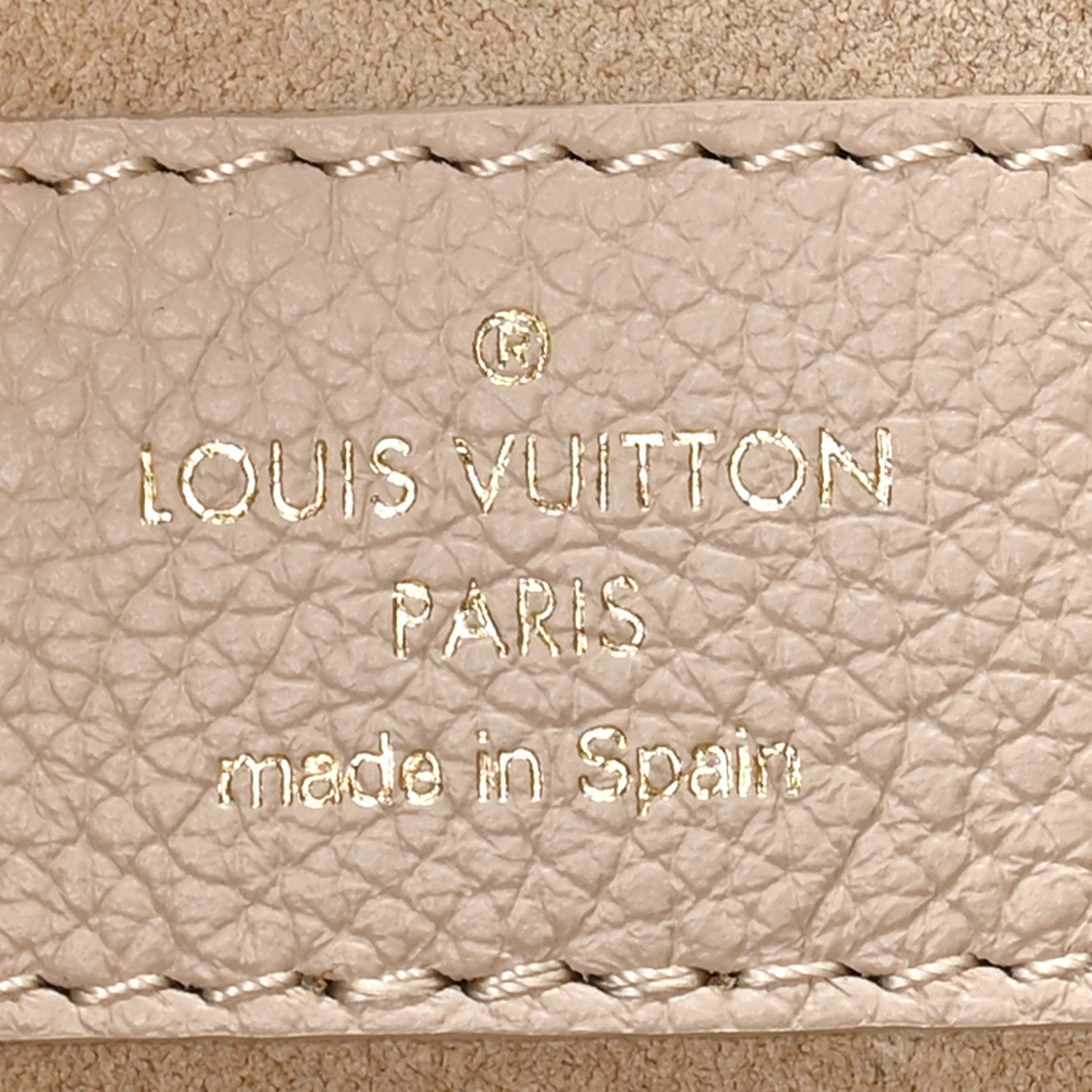 Louis Vuitton Grained Calfskin Low Key Hobo MM Limestone