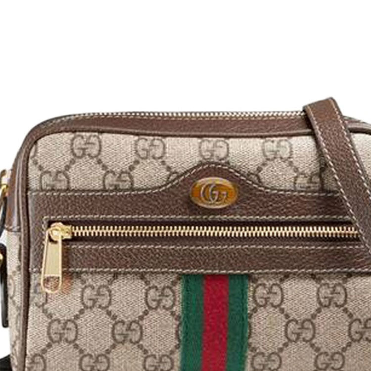 GUCCI Ophidia Series Bag MIni-Size Brown 'Cream' 517350-96IWS-8745
