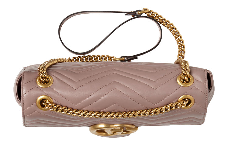 (WMNS) GUCCI GG Marmont Series Bag Middle-Size Pink 443496-DTDIT-5729