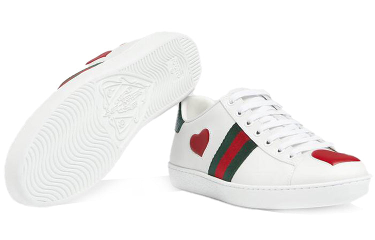 (WMNS) Gucci Ace Low 'Heart' 435638-02JS0-9074