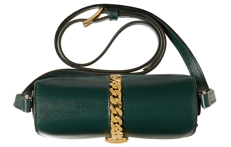 (WMNS) GUCCI Sylvie 1969Series Shoulder Bag Mini Green 615965-1DB0X-3020