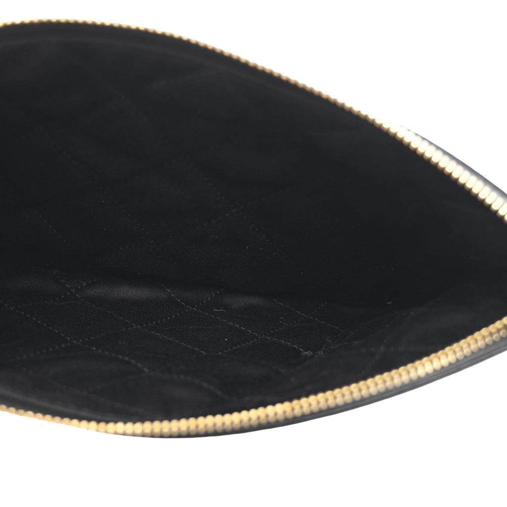 Chanel Shiny Calfskin Quilted Small Chanel 22 Black