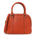 Gucci Microguccissima Mini Dome Bag Sun Orange