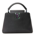Louis Vuitton Taurillon Capucines BB Scarabeo Iridescent Black