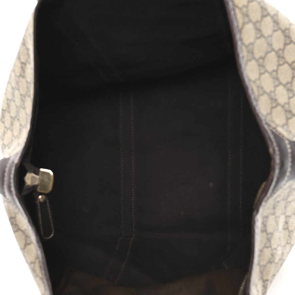 Gucci GG Plus Monogram Medium Joy Tote Dark Brown