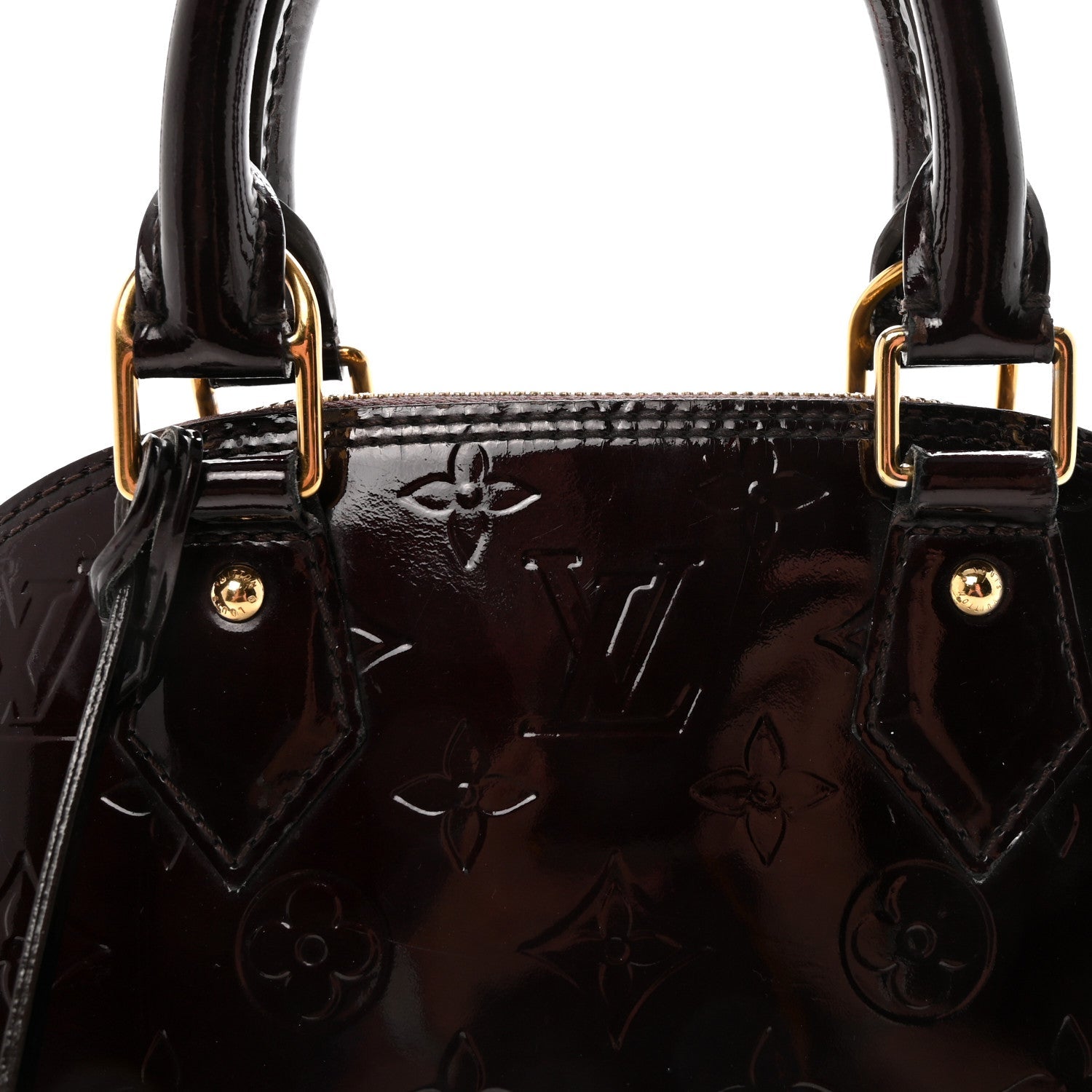 Louis Vuitton Vernis Alma BB Amarante