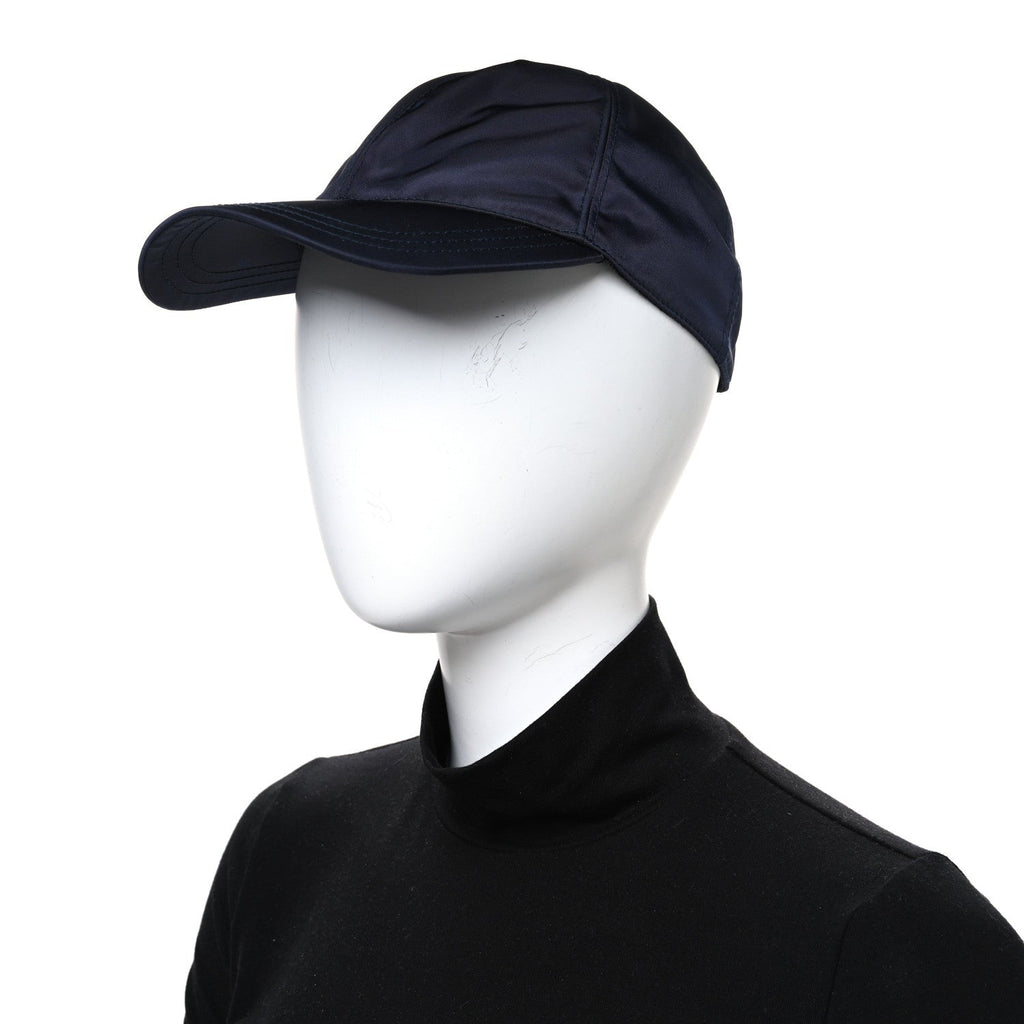 Prada Re-Nylon Mens Baseball Cap M Bleu