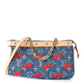 Louis Vuitton LV X TM Monogram Denim Cerises Pochette Accessories Blue