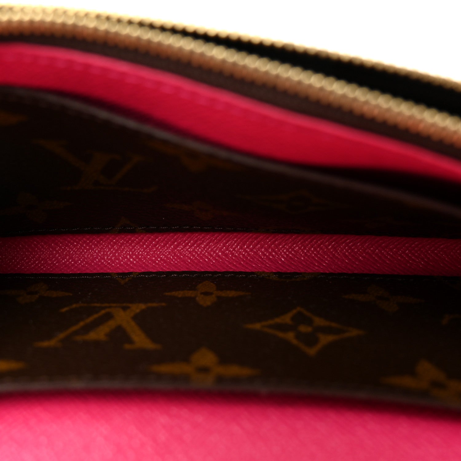 Louis Vuitton Monogram Emilie Wallet Fuchsia