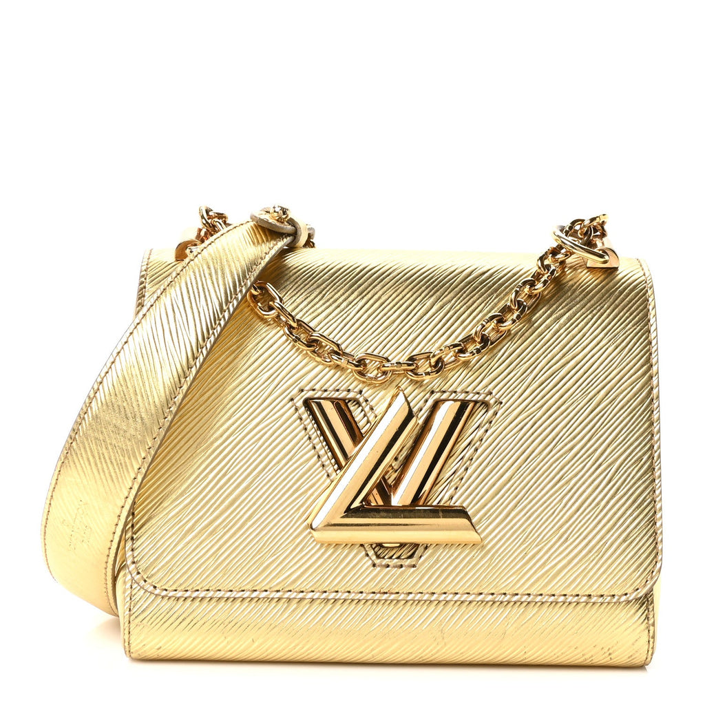 Louis Vuitton Epi Twist Shoulder Bag PM Gold
