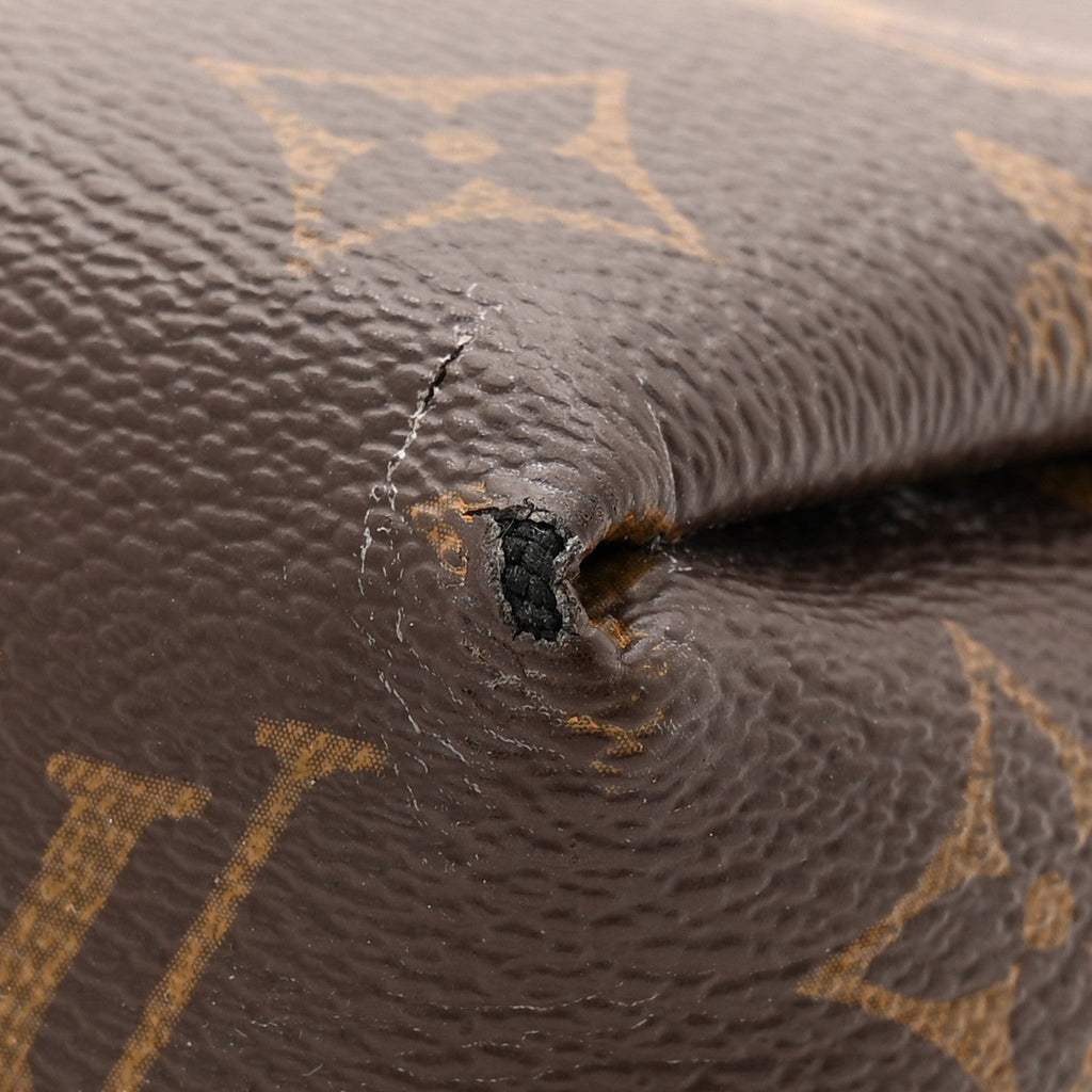 Louis Vuitton Monogram Pallas Clutch Saffron