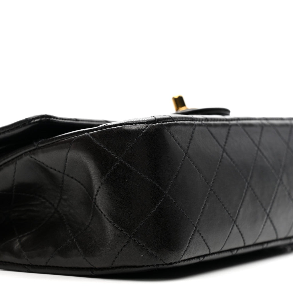Chanel Lambskin Quilted Small Double Flap Black